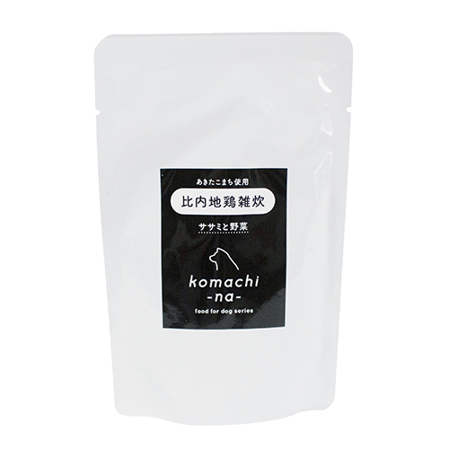 ｋｏｍａｃｈｉ−ｎａ−　比内地鶏雑炊　ささみと野菜　８０ｇ