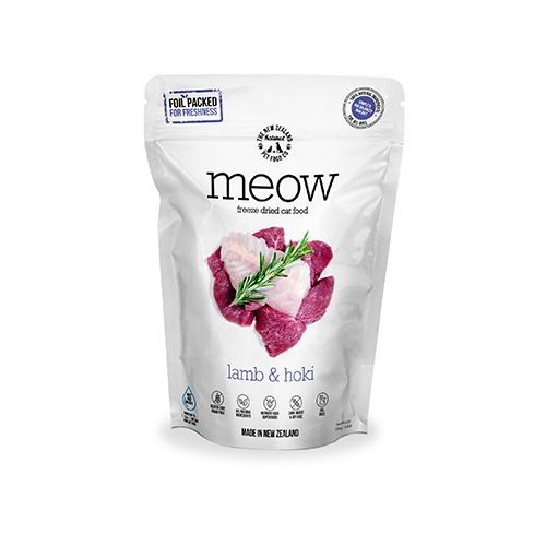 ＭＥＯＷミャウフリーズドライキャットフードラム＆ホキ５０ｇ