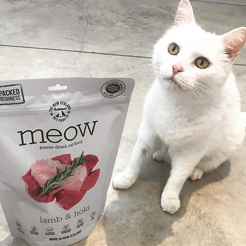 ＭＥＯＷミャウフリーズドライキャットフードラム＆ホキ５０ｇ