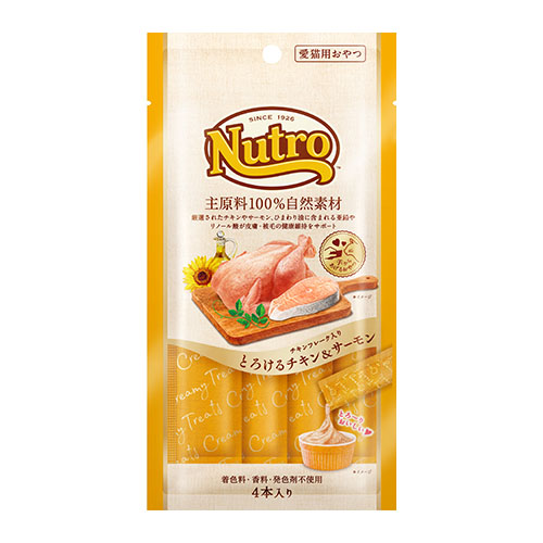 ニュートロ　とろけるチキン＆サーモン　４本入り