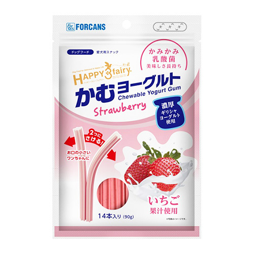 ハッピー３フェアリー　かむヨーグルト　いちご