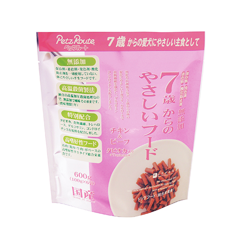 ７歳からのやさしいフード　チキン＆ビーフ　６００ｇ