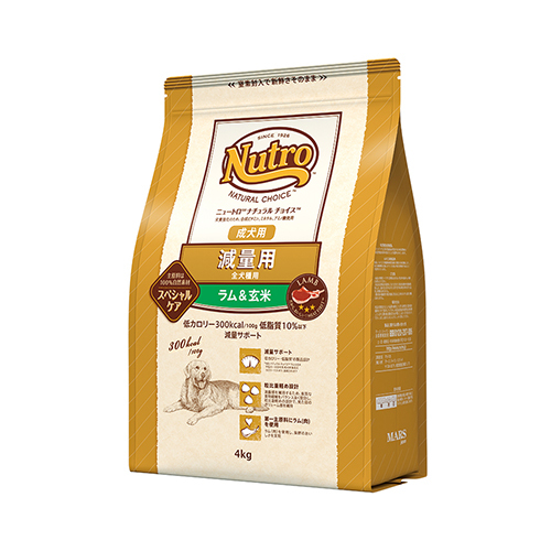 ニュートロナチュラルチョイス　ラム&玄米　減量用全犬種用　成犬用　４ｋｇ
