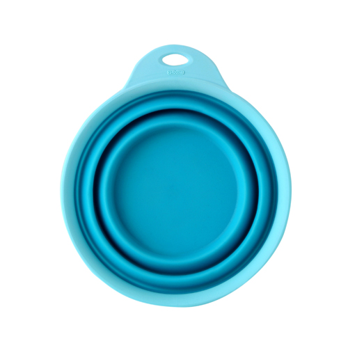 Popware　ぺたんこボウル　Ｌ　ブルー
