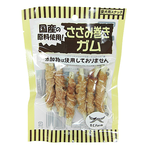 オーシーファームささみ巻きガム６本入り