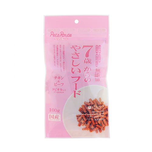 ７歳からのやさしいフード　　チキン＆ビーフ　１００ｇ
