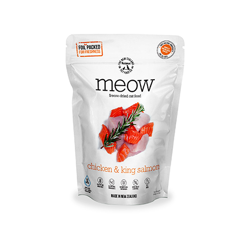 ＭＥＯＷミャウフリーズドライキャットフードチキン＆サーモン５０ｇ