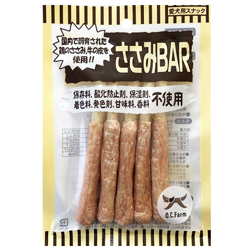 オーシーファームささみＢＡＲ　５本