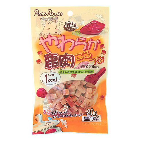 やわらか鹿肉ころつぶ　８０ｇ