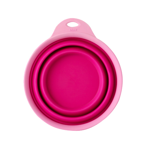 Popware　ぺたんこボウル　Ｌ　ピンク