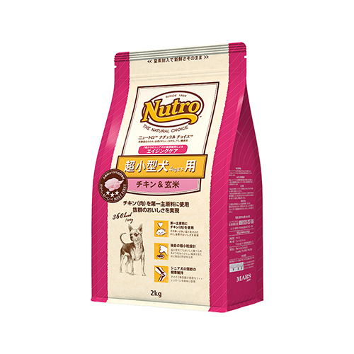 ニュートロナチュラルチョイス　チキン＆玄米　超小型犬用　エイジングケア　２ｋｇ