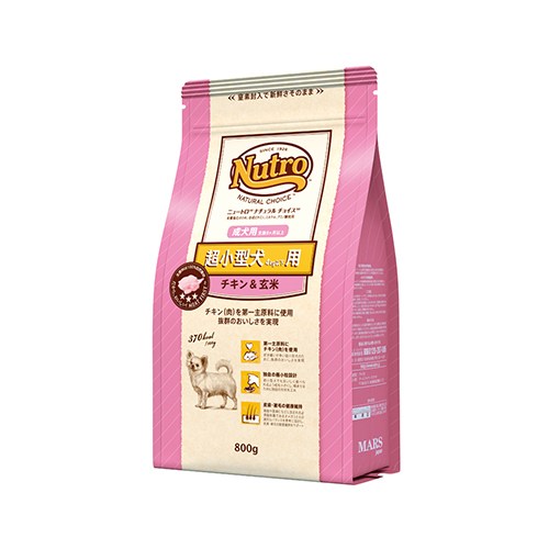 ニュートロナチュラルチョイス　チキン＆玄米　超小型犬用　成犬用　８００ｇ