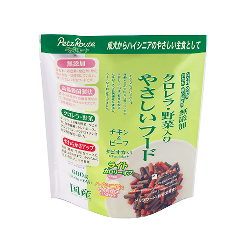 クロレラ野菜入　やさしいフードライト　６００ｇ