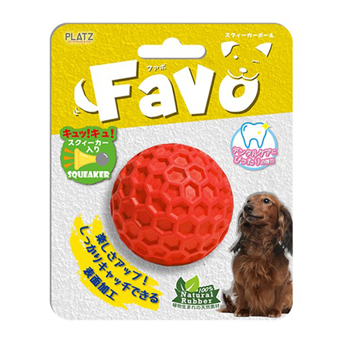 Ｆａｖｏ　スクィーカーボール　レッド
