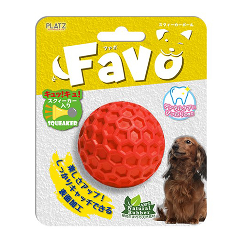 Ｆａｖｏ　スクィーカーボール　レッド