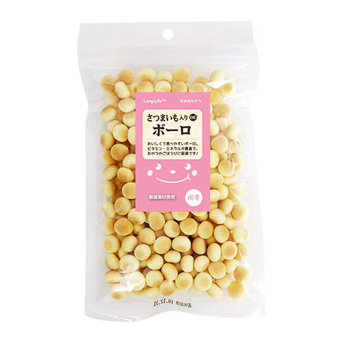 ロングライフ　さつまいも入りＤＥボーロ　８０ｇ