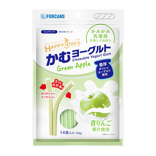 ハッピー３フェアリー　かむヨーグルト　青リンゴ