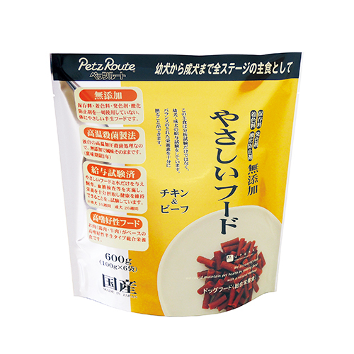 やさしいフード　チキン＆ビーフ　６００ｇ