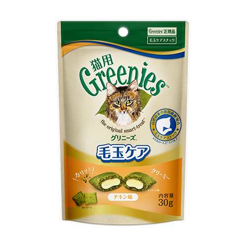 グリニーズ　猫用　毛玉ケア　チキン味　３０ｇ　