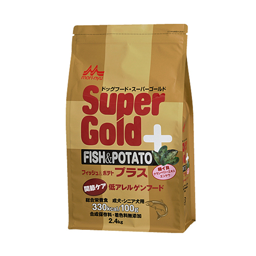 スーパーゴールド　フィッシュ＆ポテトプラス　関節ケア用　２．４ｋｇ