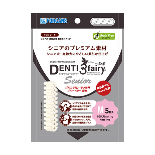 フォーキャンスデンティ３フェアリーシニアＭ５個入り