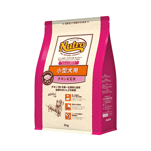ニュートロナチュラルチョイス　チキン＆玄米　小型犬用　エイジングケア　３ｋｇ