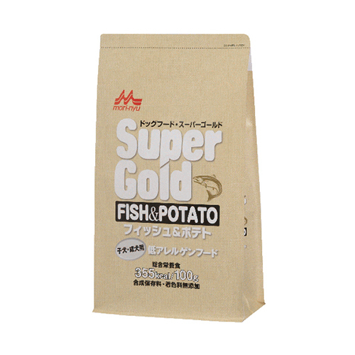 スーパーゴールド　フィッシュ＆ポテト　子犬・成犬用　８００ｇ