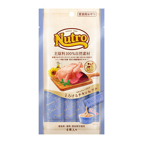 ニュートロ　とろけるチキン＆ツナ　４本入り