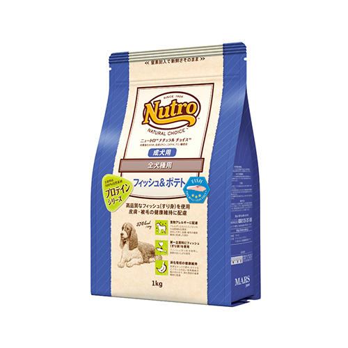 ニュートロナチュラルチョイス　フィッシュ＆ポテト入り　全犬種用　成犬用　１ｋｇ