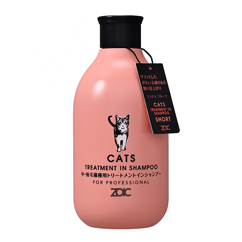 ゾイック　Ｎ　キャッツ　トリートメントインシャンプー　ショート（中・短毛猫種用）　３００ｍｌ