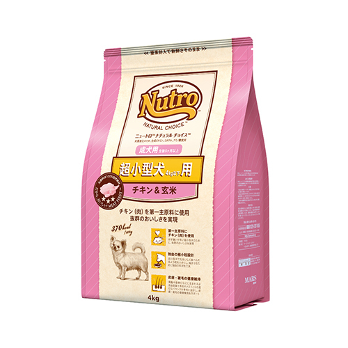 ニュートロナチュラルチョイス　チキン＆玄米　超小型犬用　成犬用　４ｋｇ