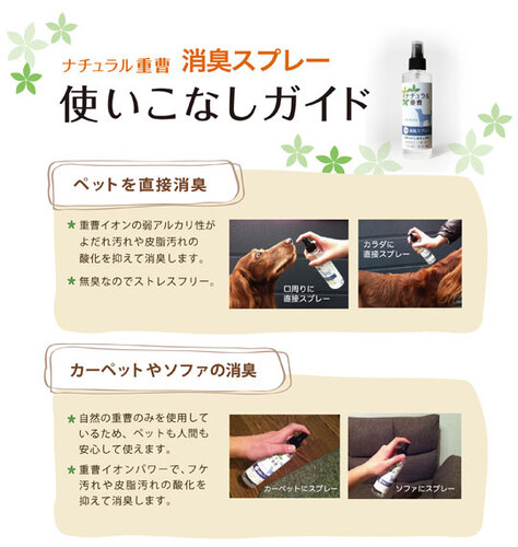 ナチュラル重曹消臭スプレー（犬用）詰替用