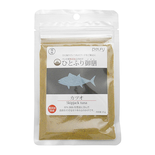ペルフィー　猫用　ひとふり御膳　カツオ　２５ｇ