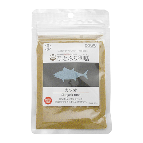 ペルフィー　猫用　ひとふり御膳　カツオ　２５ｇ