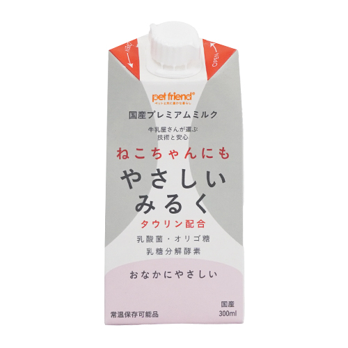 ねこちゃんにもやさしいみるく　３００ｍｌ