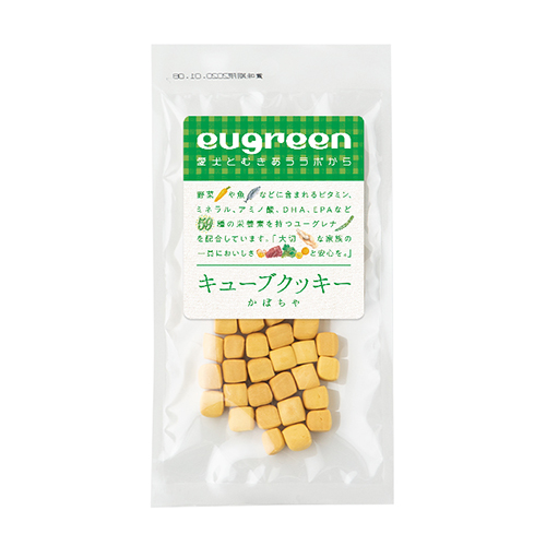 ユーグリーン　おやつ　キューブクッキー　かぼちゃ　