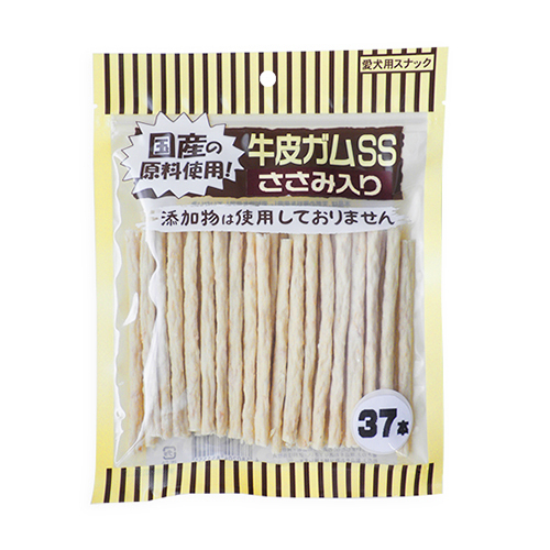 オーシーファーム　牛皮ガム　ＳＳ　ささみ入り　３７本