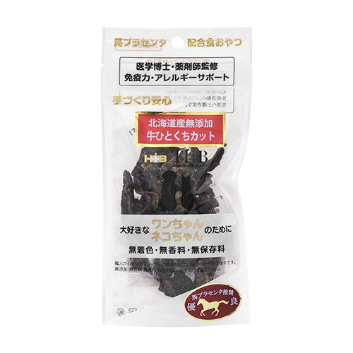 馬プラセンタ　牛　ひとくちカット　３５ｇ　犬猫用