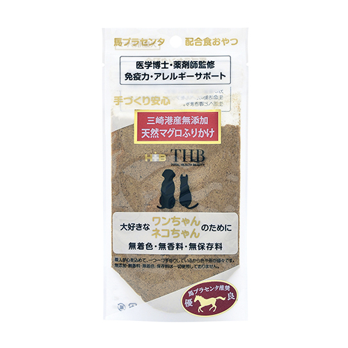 馬プラセンタ　天然マグロ　ふりかけ　４０ｇ　犬猫用