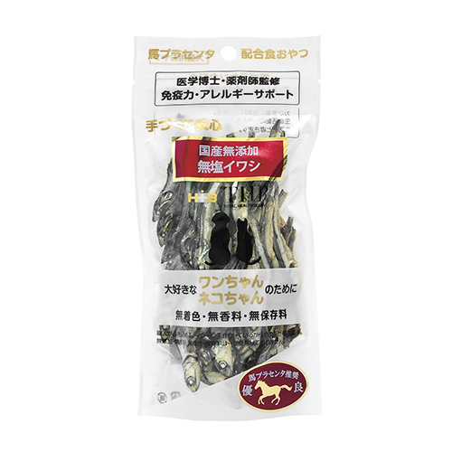 馬プラセンタ　無加塩イワシ　４０ｇ　犬猫用
