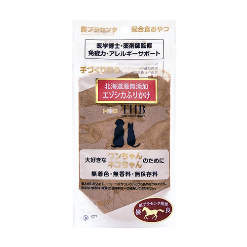 馬プラセンタ　エゾシカ　ふりかけ　３０ｇ　犬猫用