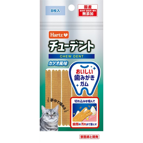 チューデント　ｆｏｒ　Ｃａｔ　カツオ風味　　８枚入