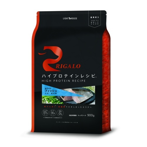リガロ　ハイプロテインレシピ　子犬成犬用　フィッシュ　９００ｇ