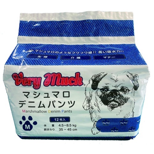 Ｖｅｒｙ　ｍｕｃｈ　マシュマロデニムパンツ Ｍ　１２枚