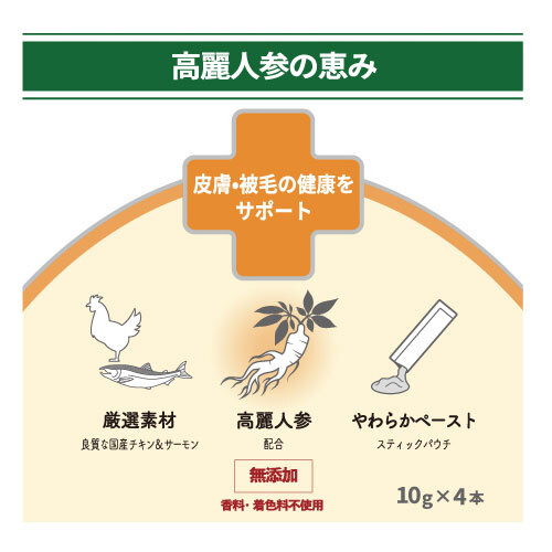 ペットの恵み３６５　猫用うまみペースト　皮膚・被毛の健康をサポート１０ｇ×４本入