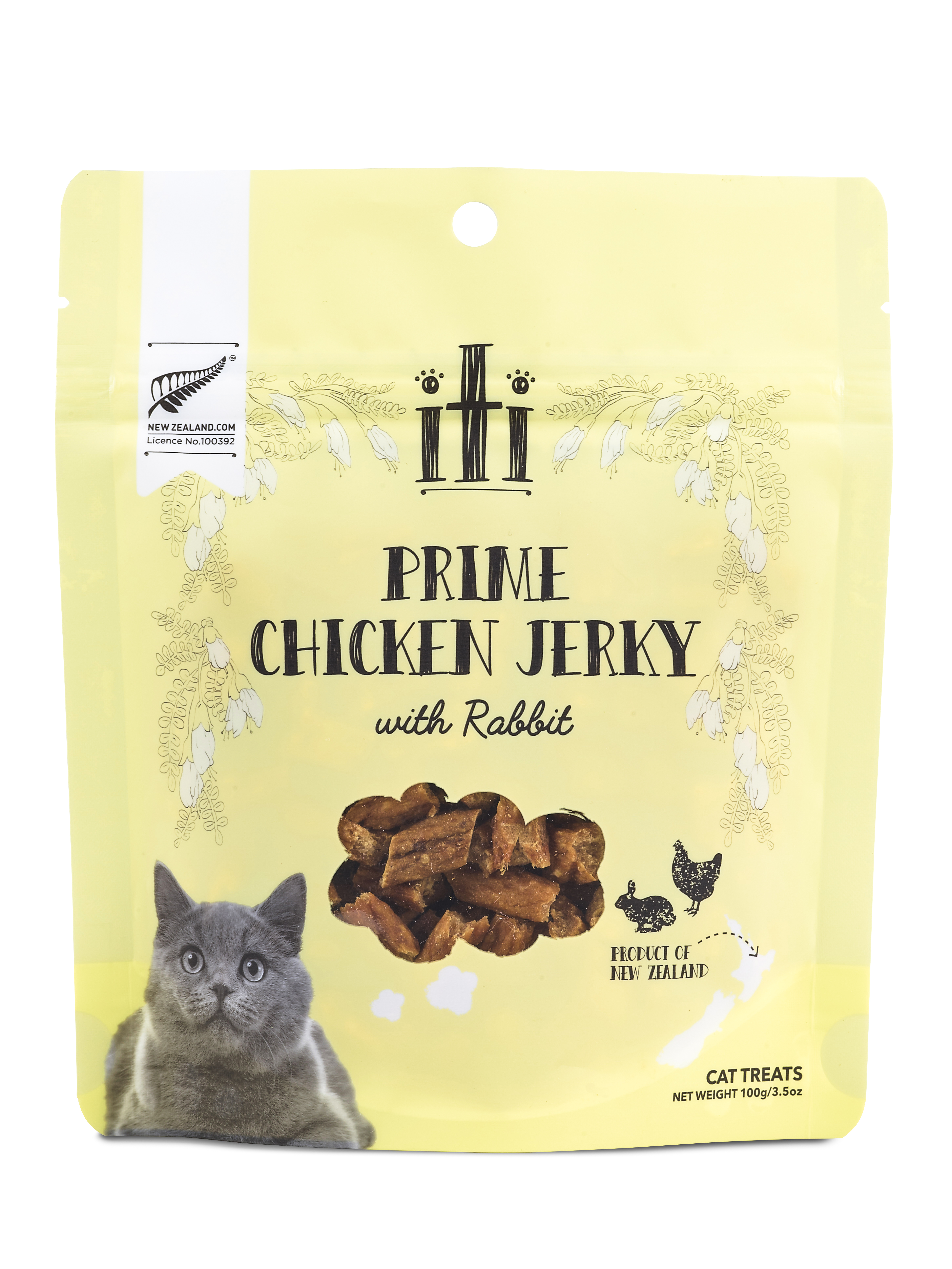 イティ　キャットトリーツ　チキンジャーキー　免疫ケア　１００ｇ