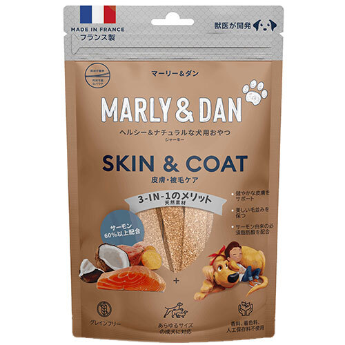犬用ジャーキースナック　皮膚・被毛ケア80ｇ