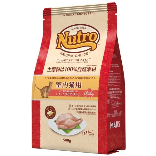 ニュートロナチュラルチョイス　室内猫用　シニアチキン　５００ｇ