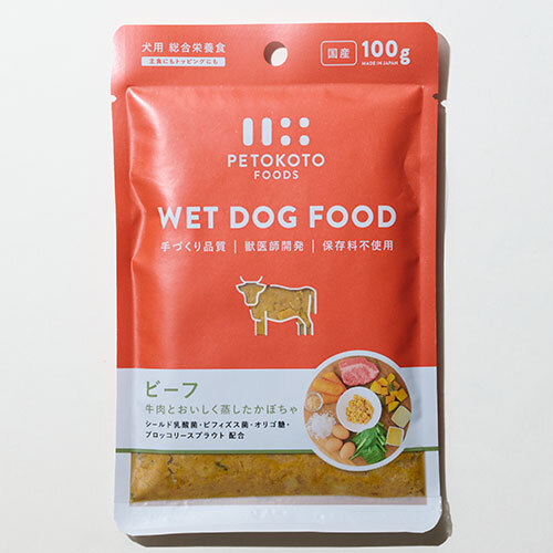 ﾍﾟﾄｺﾄ ｳｪｯﾄﾄﾞｯｸﾞﾌｰﾄﾞ ﾋﾞｰﾌ 100g