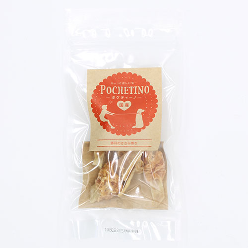 ポケティーノ　豚耳のささみ巻き　40ｇ